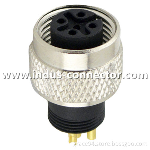 B code hot sale 2018 manufacturer provide M12 5 pole mold connector